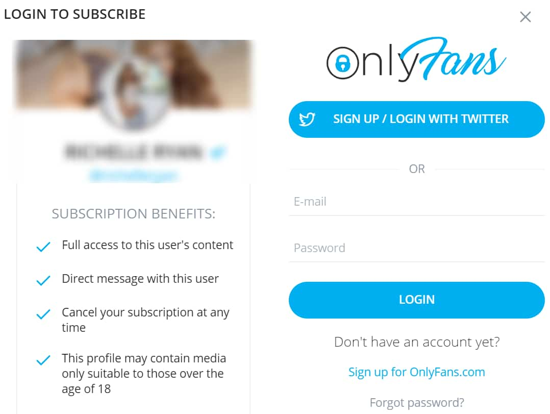 Onlyfans subscription cancel