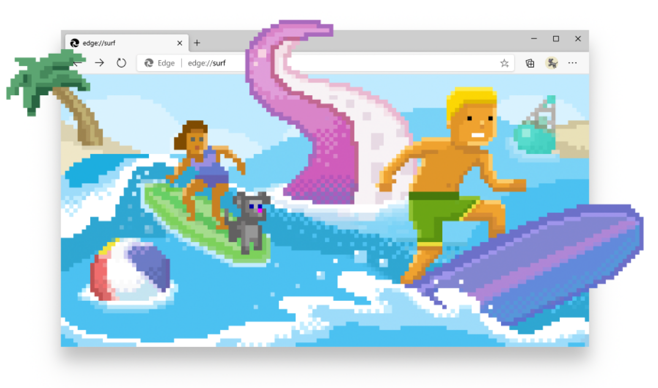 Как сыграть в секретную серфинг-игру в Microsoft Edge
