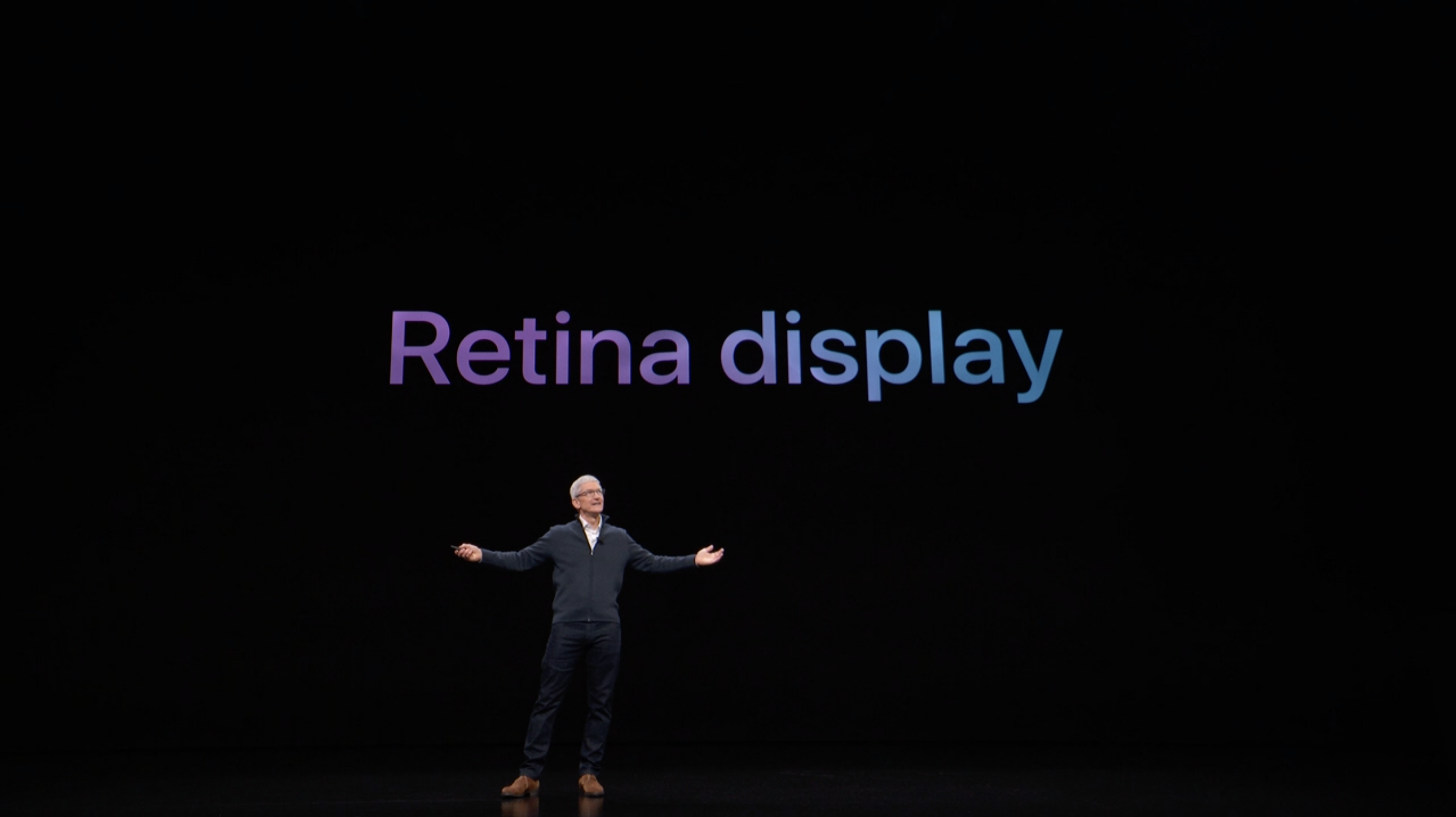 Apple retina display. Презентация Apple Retina шрифт.