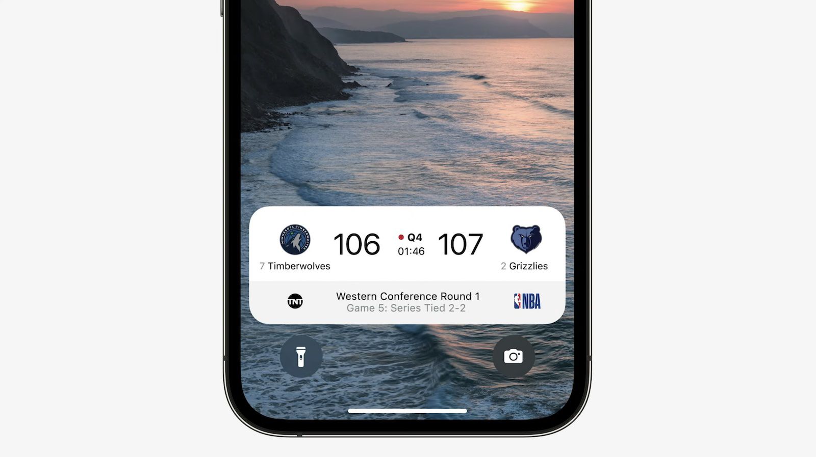 iOS 16 будет показывать результаты игр NBA, MLB и премьер-лиги на экране  блокировки iPhone