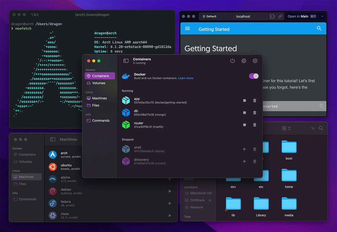 OrbStack Container Suite · GitHub