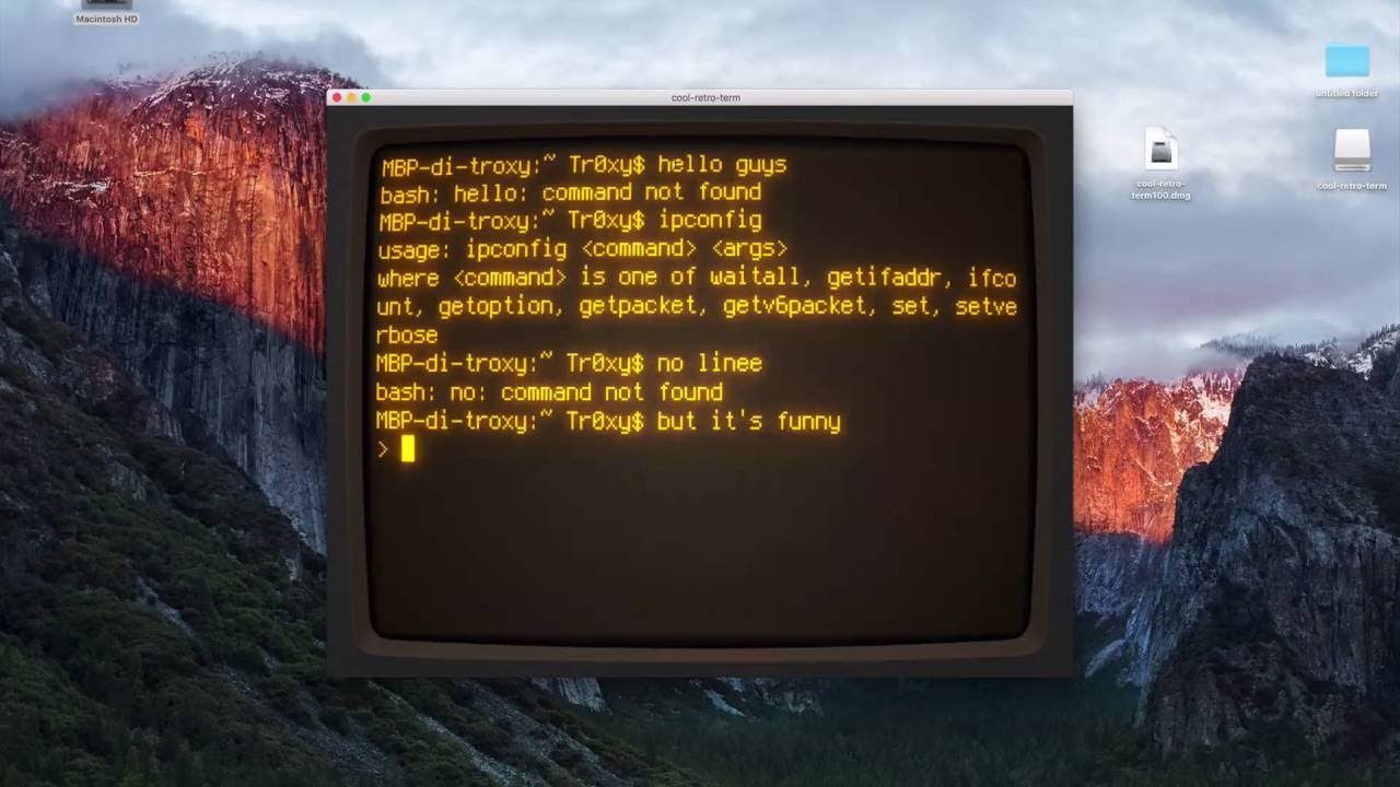 Retro Codepen Cool Retro Term превратит «Терминал» в ретро-компьютер