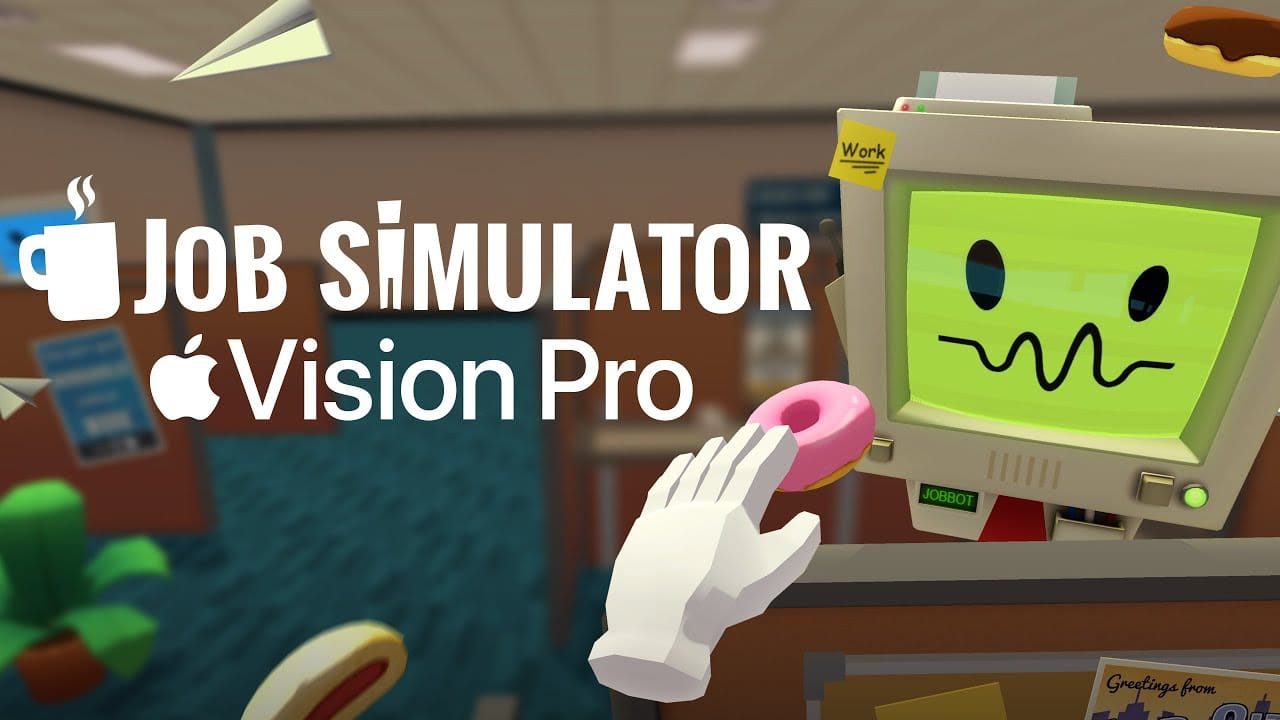 Популярные VR-игры Job Simulator и Vacation Simulator стали доступны для  Apple Vision Pro