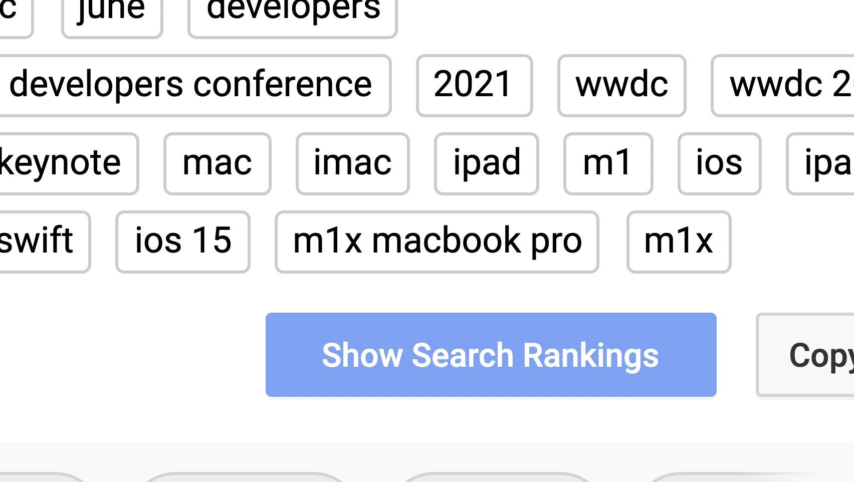 Apple включила MacBook Pro с M1X в теги трансляции WWDC на YouTube