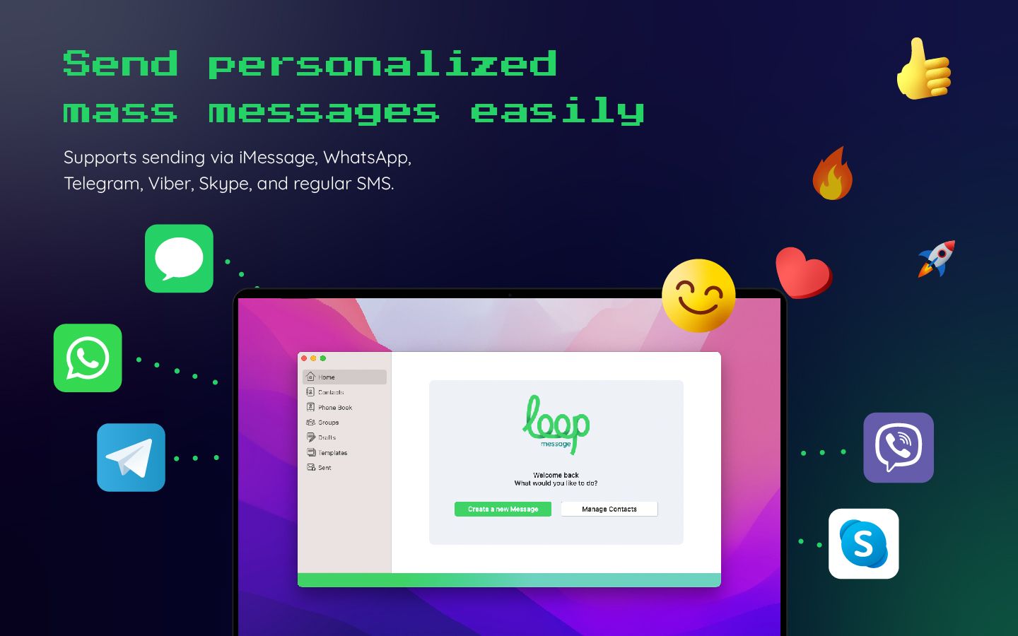 LoopMessage – инновационное приложение рассылки для пользователей macOS устройств [+Промокод]