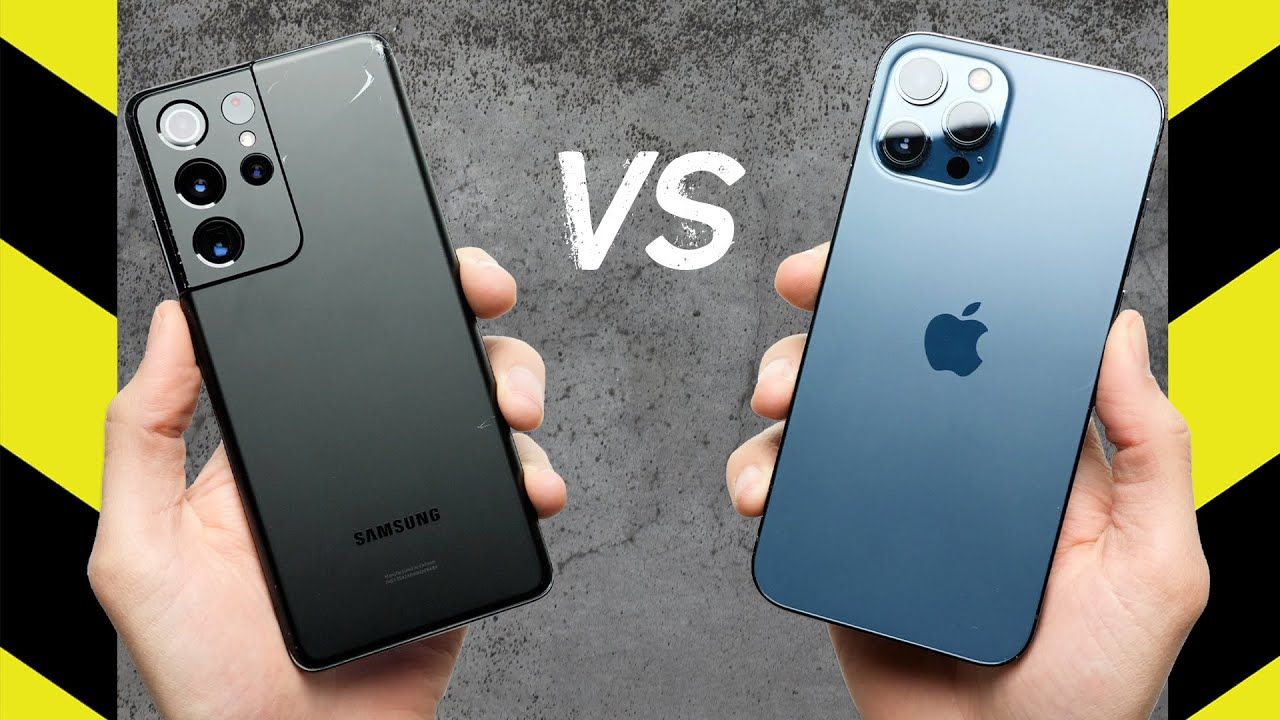 Дроп-тест: iPhone 13 Pro Max против Galaxy S21 Ultra
