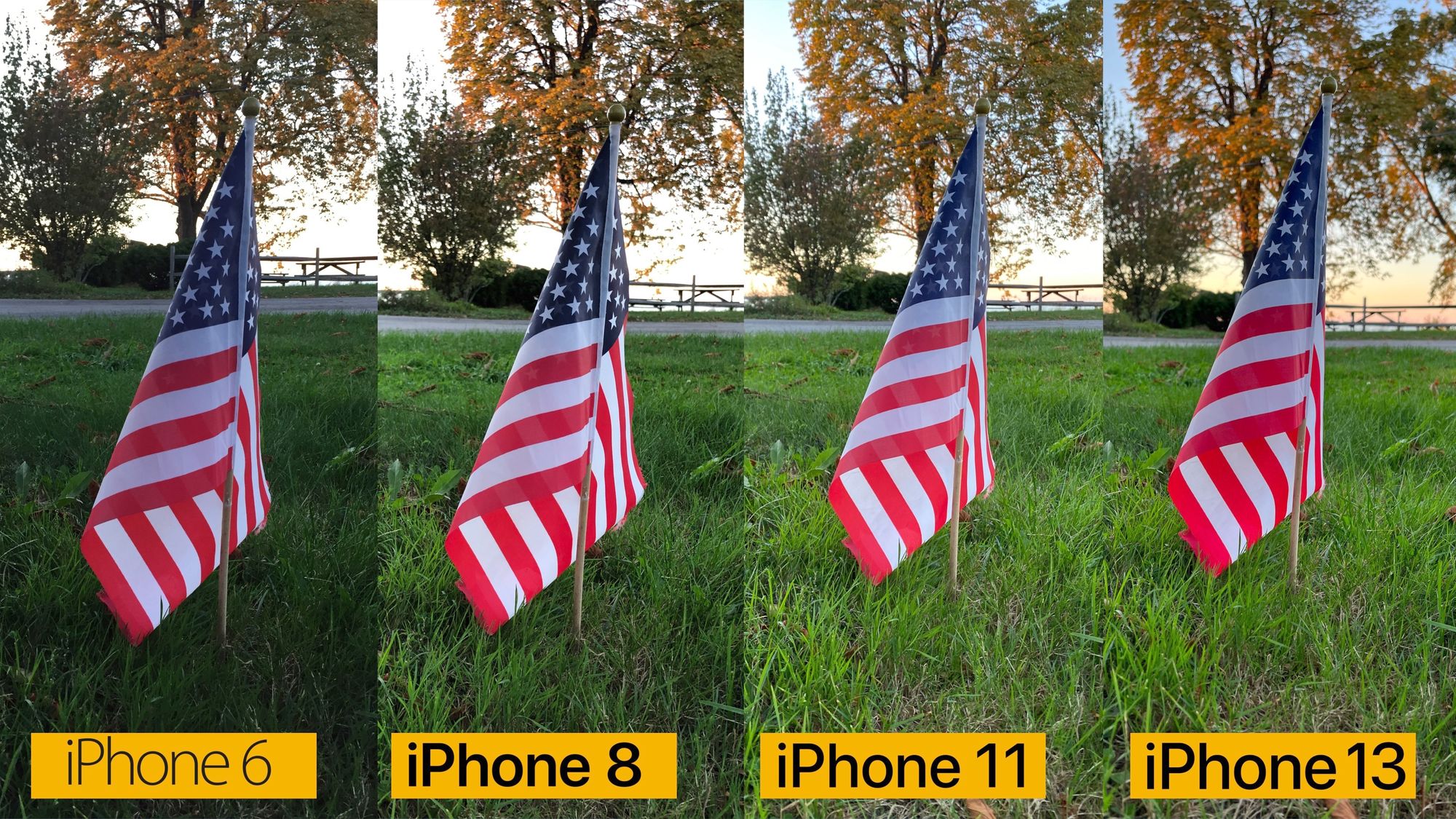 В сравнении камер разных поколений iPhone 13 вышел бесспорным победителем