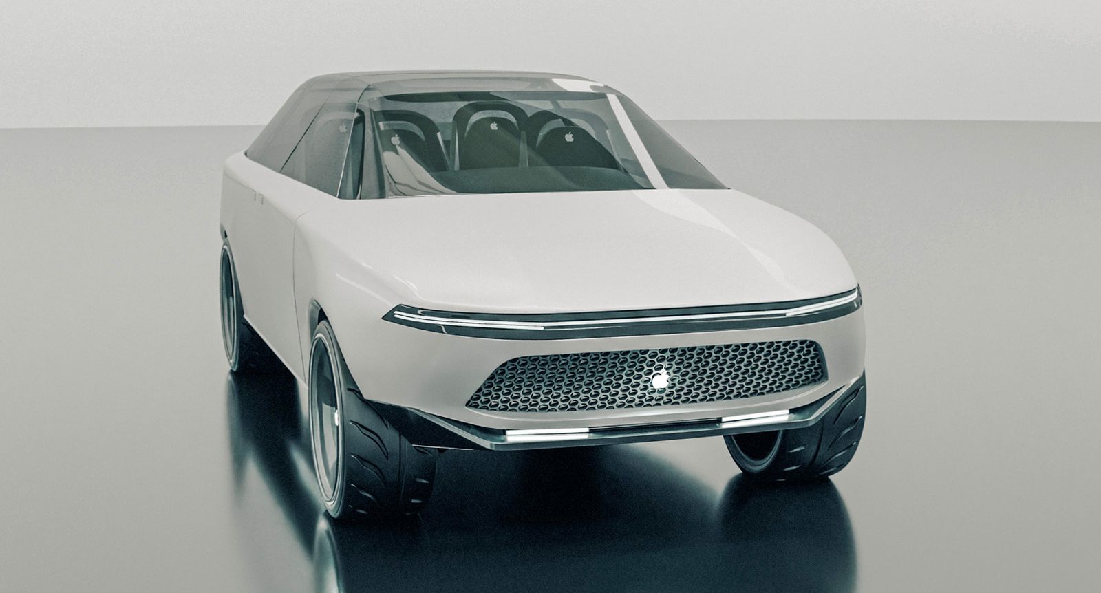 Британская компания по лизингу автомобилей создала 3D-рендер «Apple Car» на основе патентов
