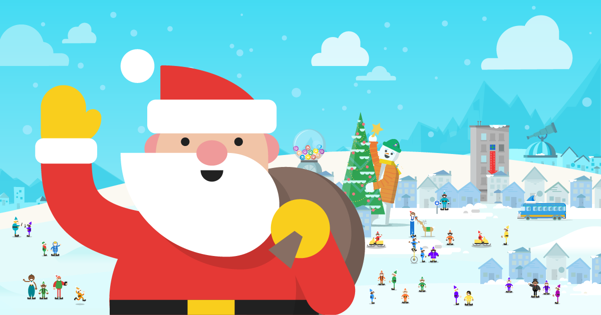 Google запустила интерактивный сайт для отслеживания передвижений Санта-Клауса