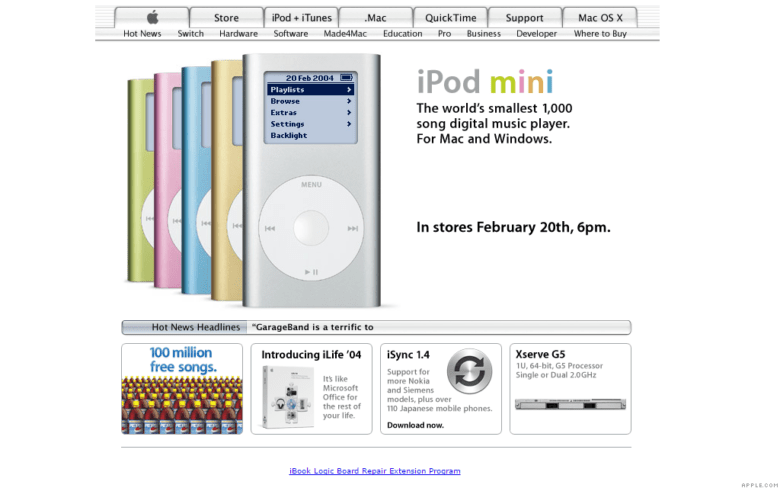 Этот день в истории: iPod mini – самый маленький в мире музыкальный плеер