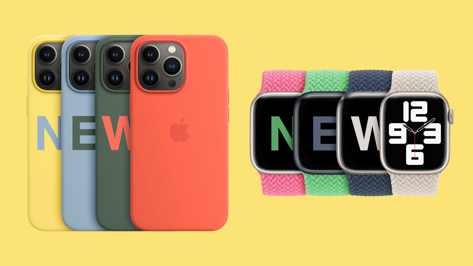 Apple представила новые весенние цвета для чехлов iPhone и ремешков Apple Watch
