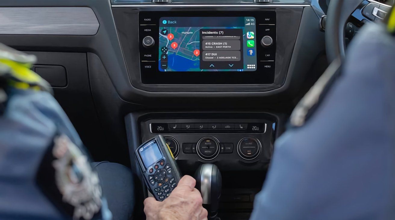 Полиция Западной Австралии теперь может использовать CarPlay для реагирования на чрезвычайные ситуации