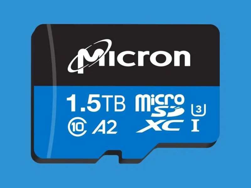 Micron представила первую в мире карту памяти microSD объёмом 1,5 ТБ