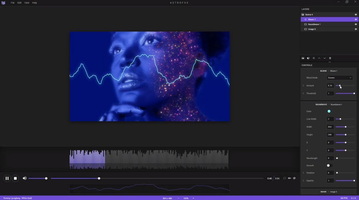 Приложение Astrofox поможет создать видео из аудиоконтента
