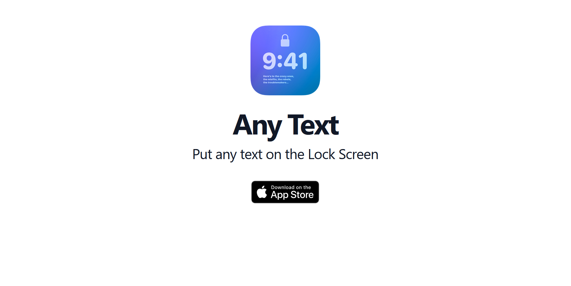 AnyText позволит добавить любые тексты в качестве виджета на экране блокировки iPhone