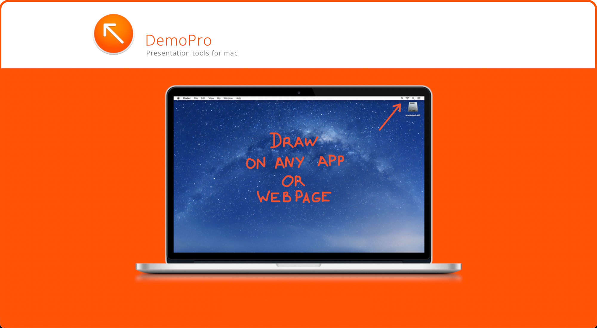 DemoPro – приложение для Mac позволяющее рисовать на экране