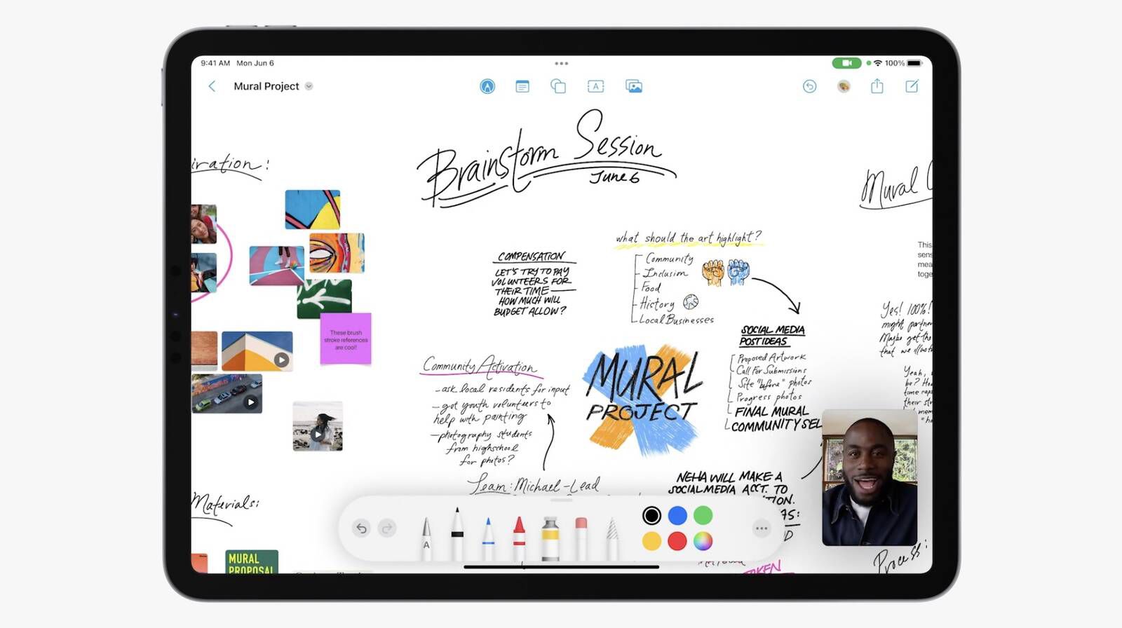 Freeform – новое творческое приложение от Apple которое появится вместе с iOS 16.2