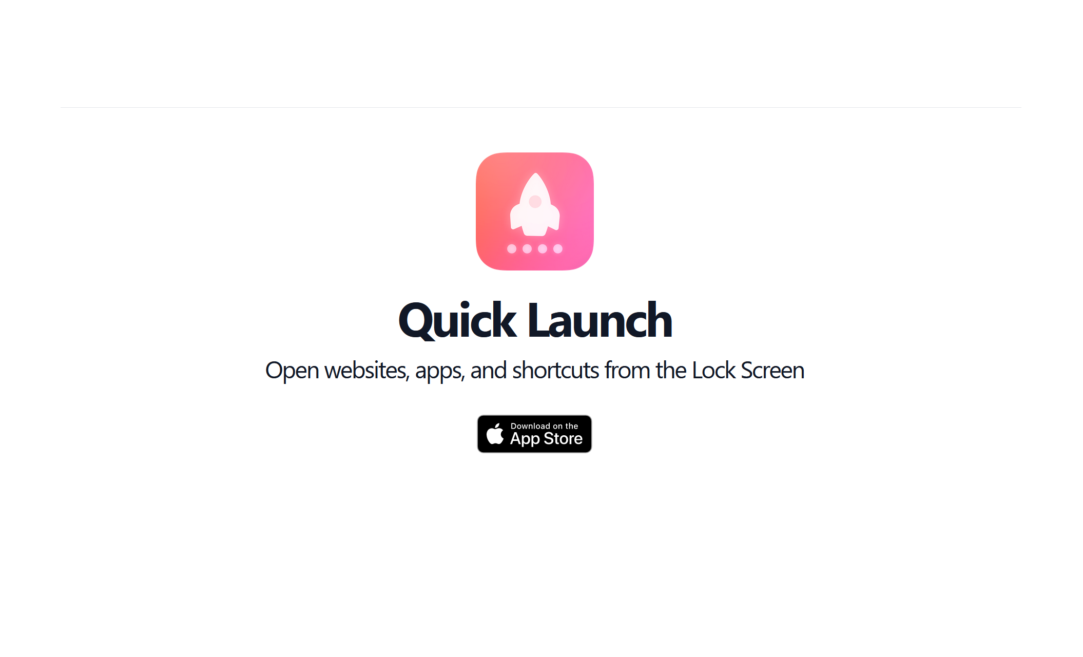 Quick Launch – приложение для создания собственных виджетов в iOS 16