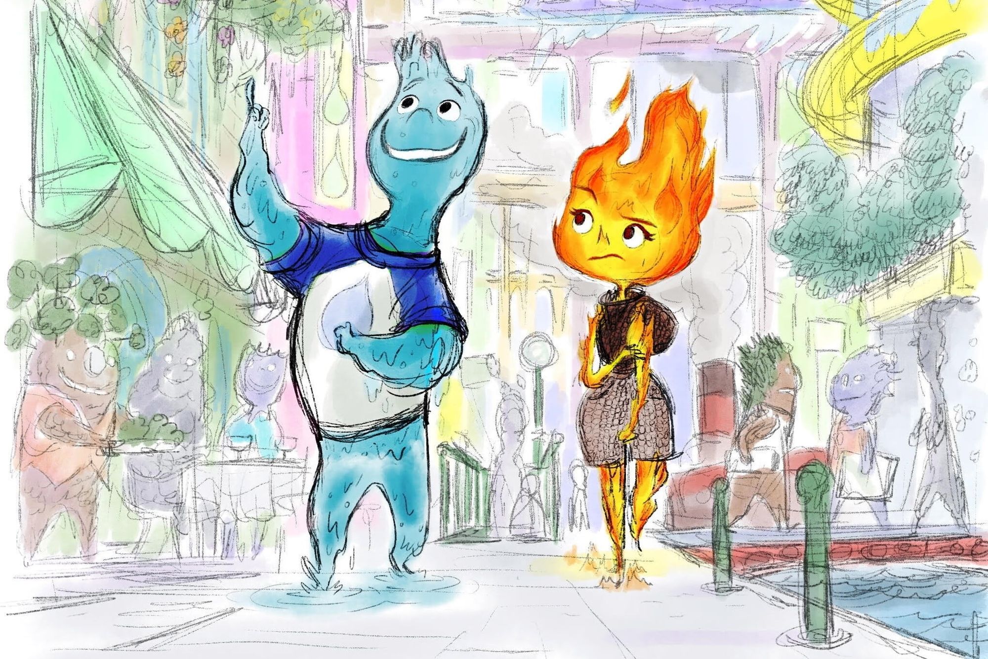 Pixar выпустила тизер мультфильма Elemental