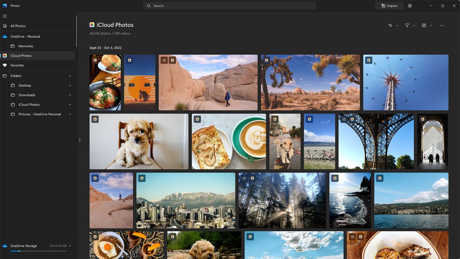 Microsoft начинает внедрять интеграцию «iCloud Фото» в Windows 11