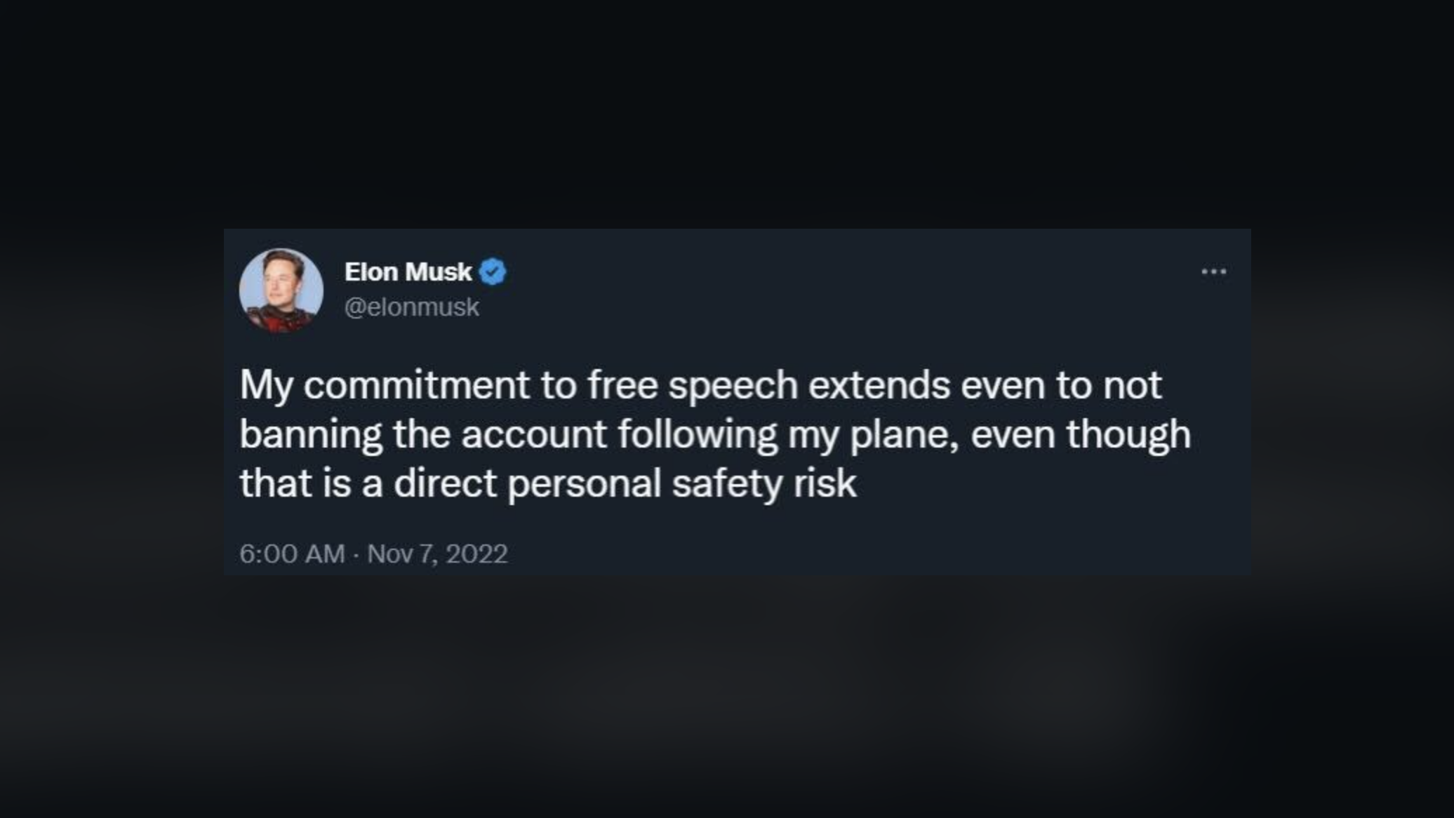 Борец за свободу слова Илон Маск заблокировал аккаунт в Twitter, который отслеживал перемещение его частного самолета