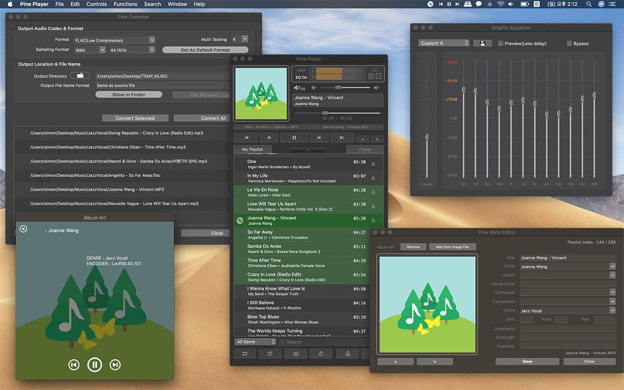 Winamp для Mac: Pine Player обновился до версии 3.0