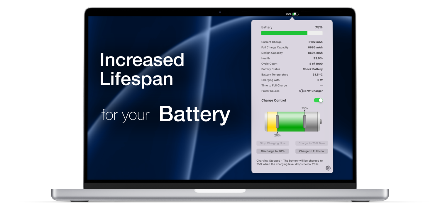 Energiza – удобный помощник в уходе за батареей MacBook