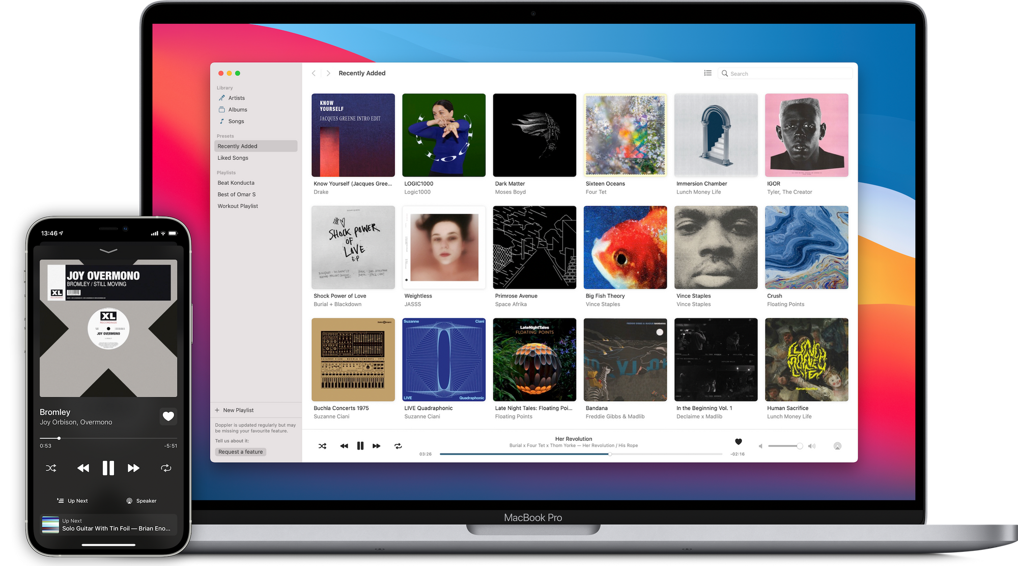 Doppler 3 — альтернативный музыкальный плеер для iOS