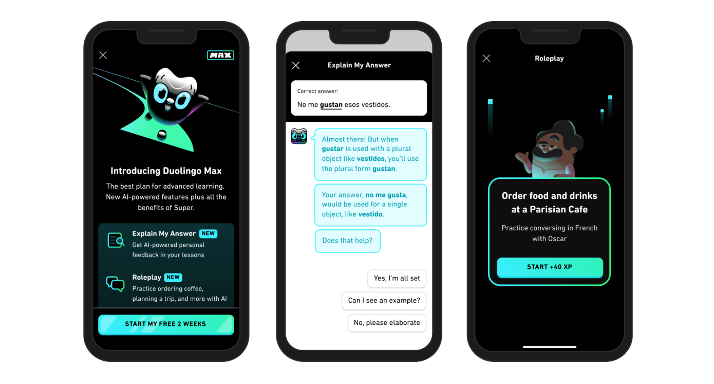 Duolingo запустил новый тарифный план с доступом к ИИ-репетитору на базе GPT-4