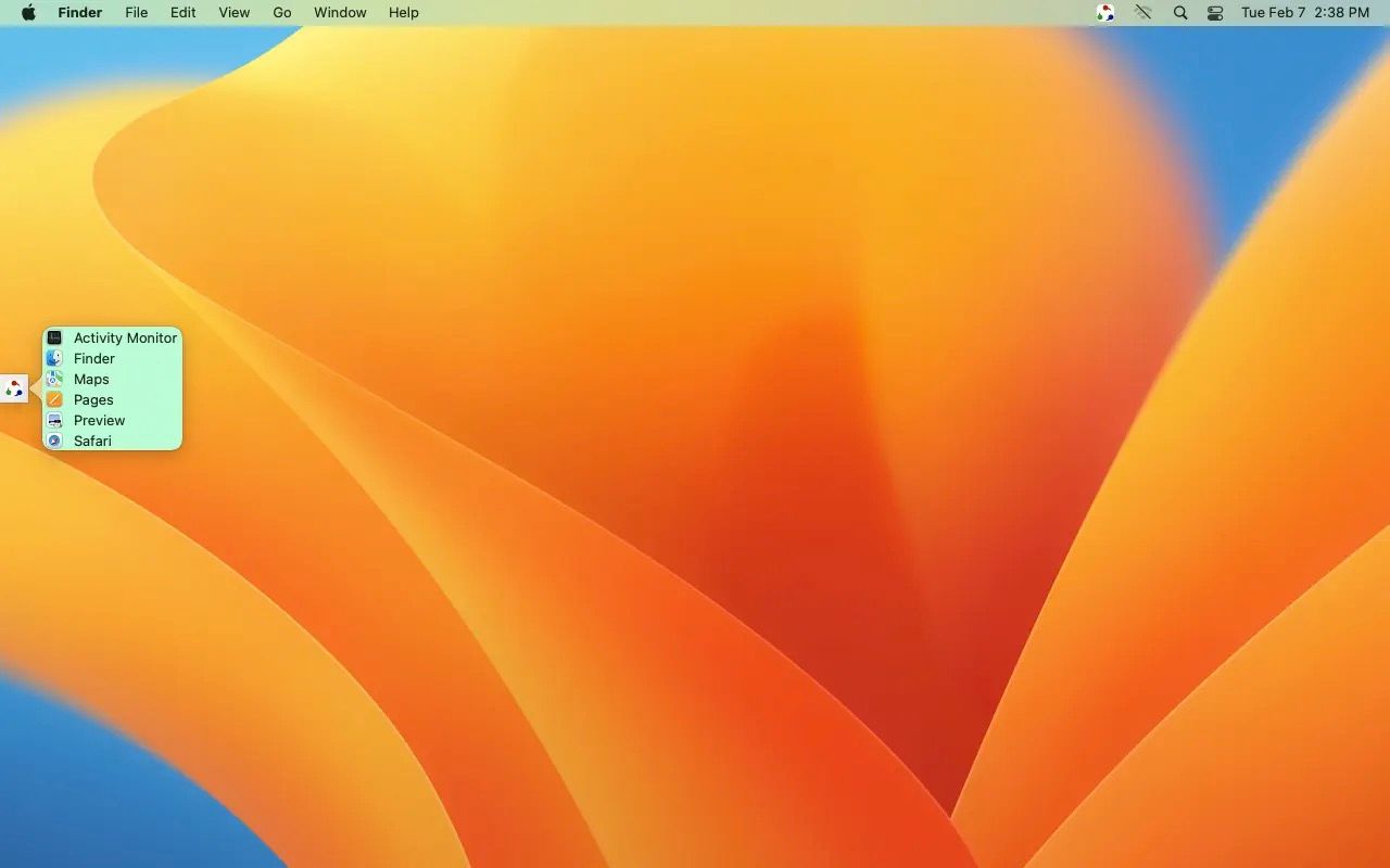 RunningAppList – крохотная замена «Доку» в macOS