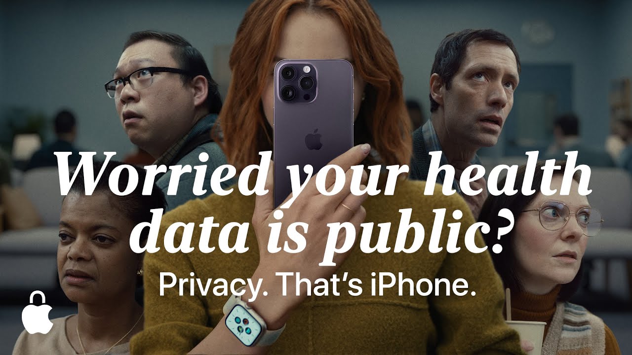 Новая рекламная кампания Apple с юмором рассказывает о конфиденциальности медицинских данных