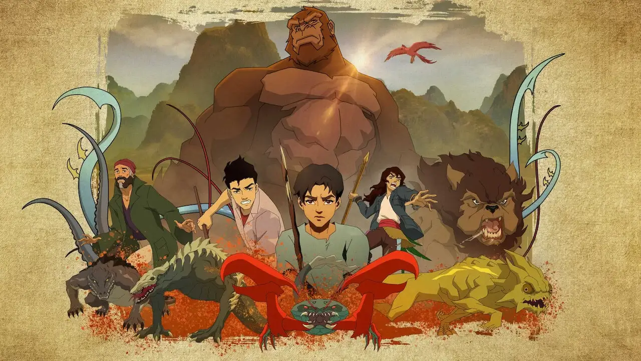 Netflix выпустила тизер «Острова черепа» — анимационного сериала о Конге