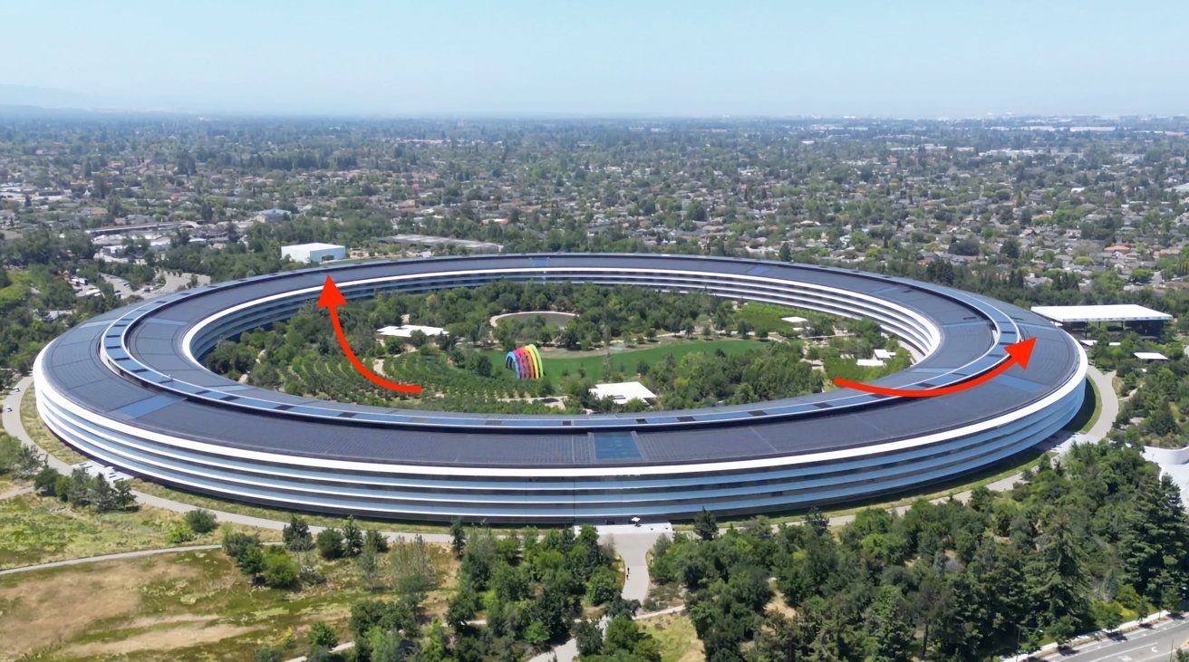 Apple Park нуждался в расширении, чтобы вместить демо-зоны для VR-гарнитуры