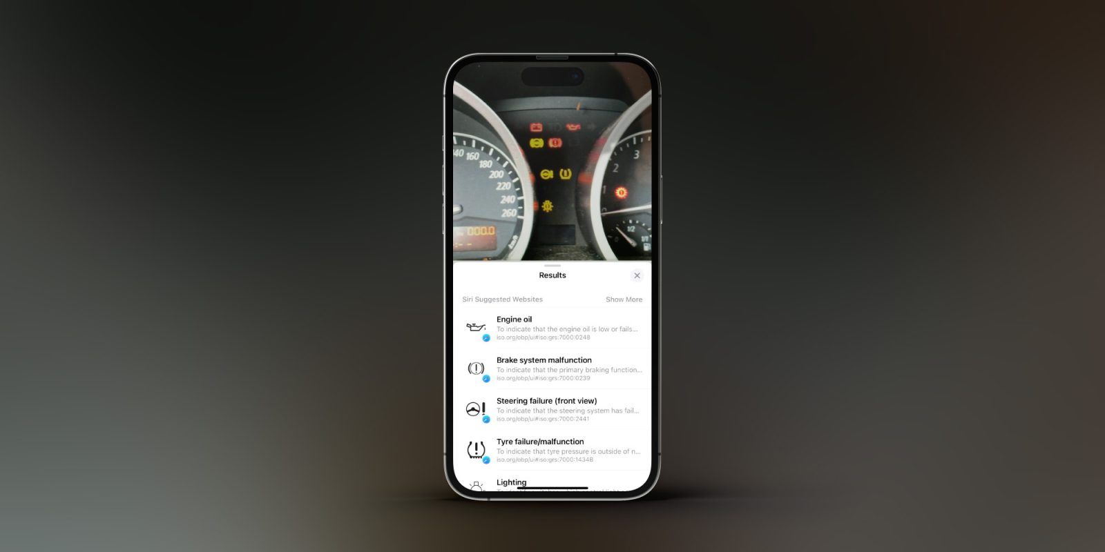 iOS 17 научится определять проблемы в авто по фотографии