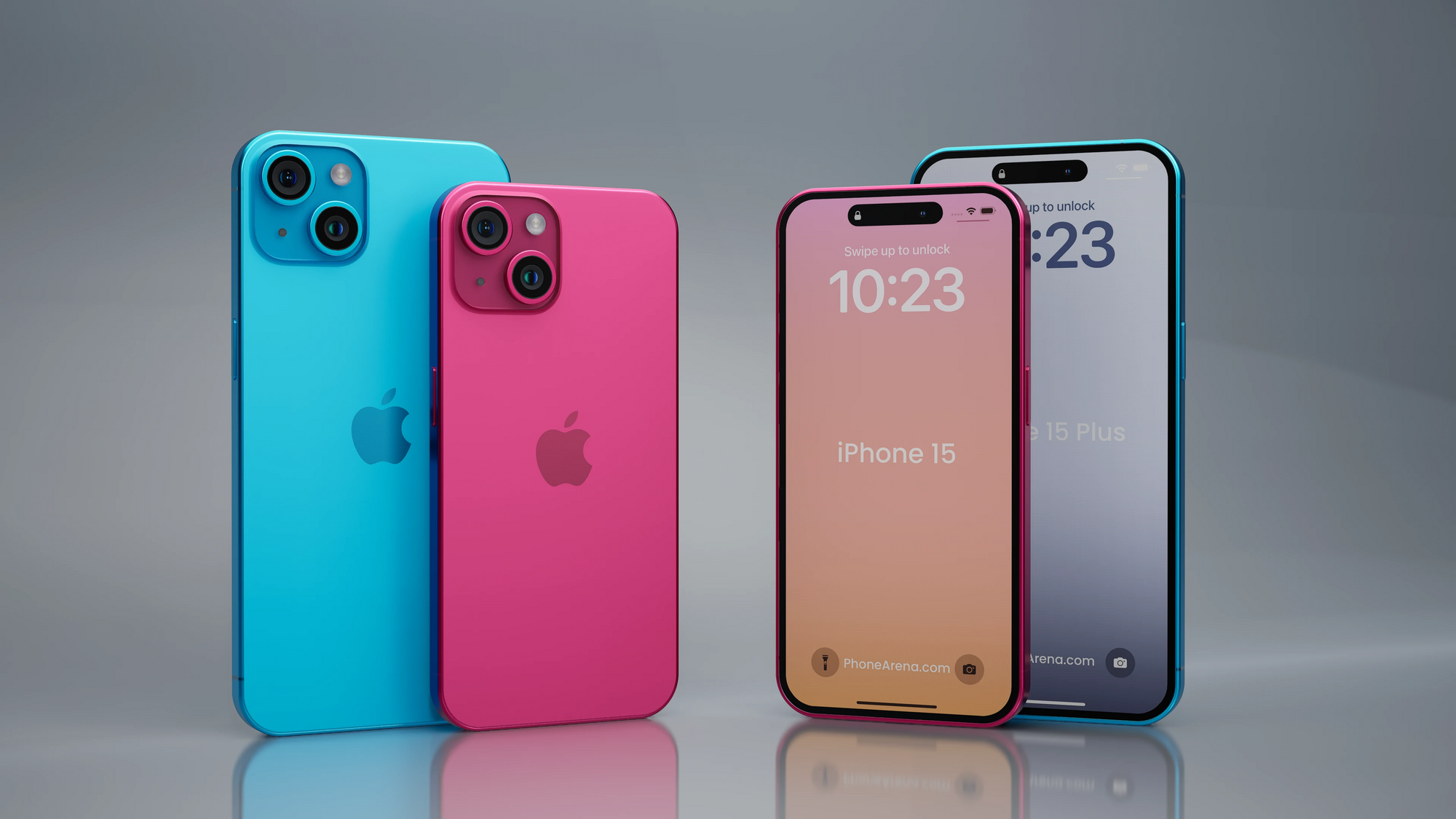 Слух: iPhone 15 Pro будет представлен в малиновом цвете, для iPhone 15 и iPhone 15 Plus уготован зелёный вариант