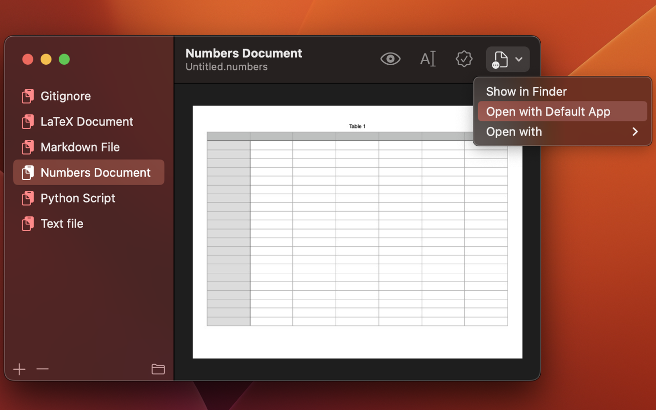 Stempel – приложение для Mac позволяет создавать новые файлы по собственным шаблонам