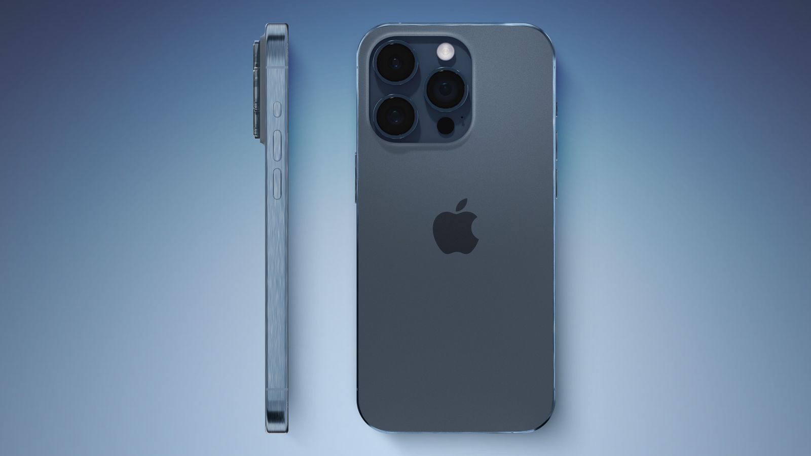 iPhone 15 Pro будет выпускаться в синем и серо-титановом цветах, золотой вариант выпускать не планируется