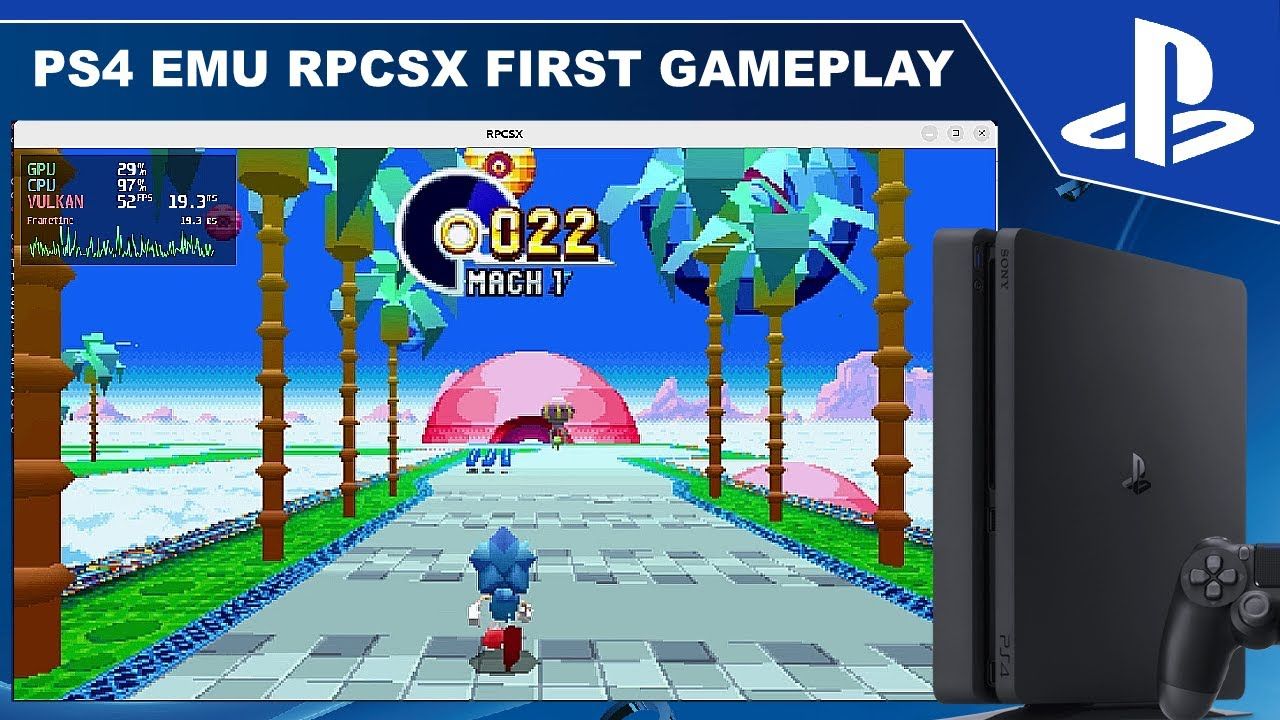 На эмуляторе PS4 смогли полноценно запустить Sonic Mania