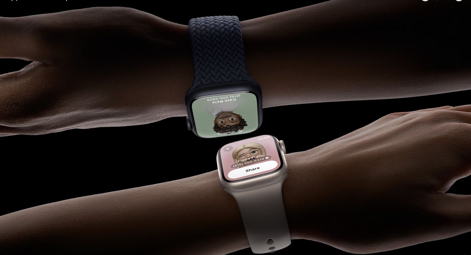 В бета-версии watchOS 10.1 появилась функция NameDrop для Apple Watch