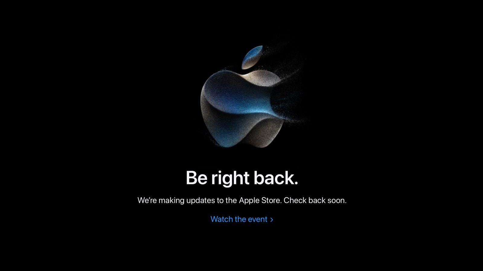 Apple закрыла онлайн-магазин в преддверии презентации iPhone 15