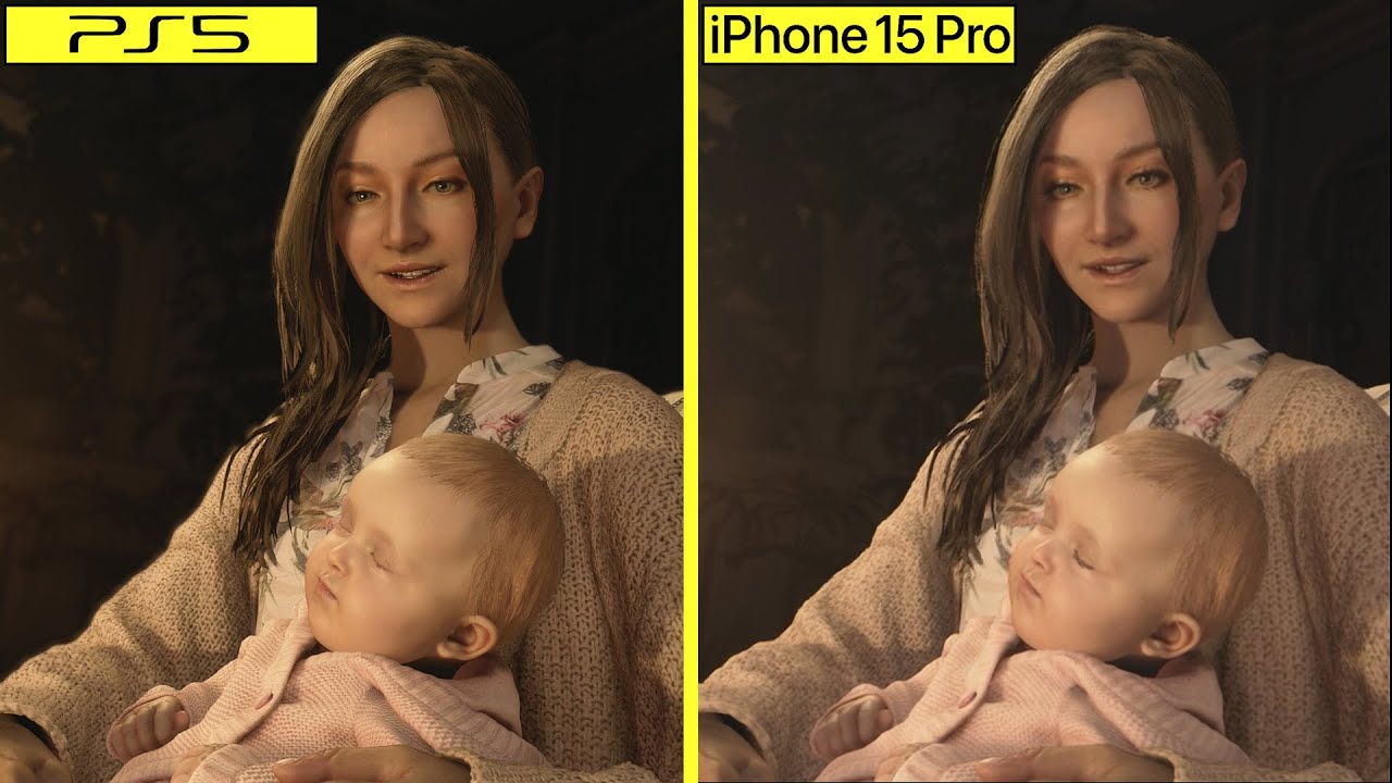 Блогер сравнил графику Resident Evil Village на iPhone 15 Pro и PlayStation 5