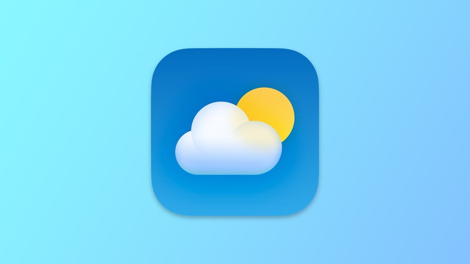 Виджет погоды на iPhone вместо снега показывает иконку файла