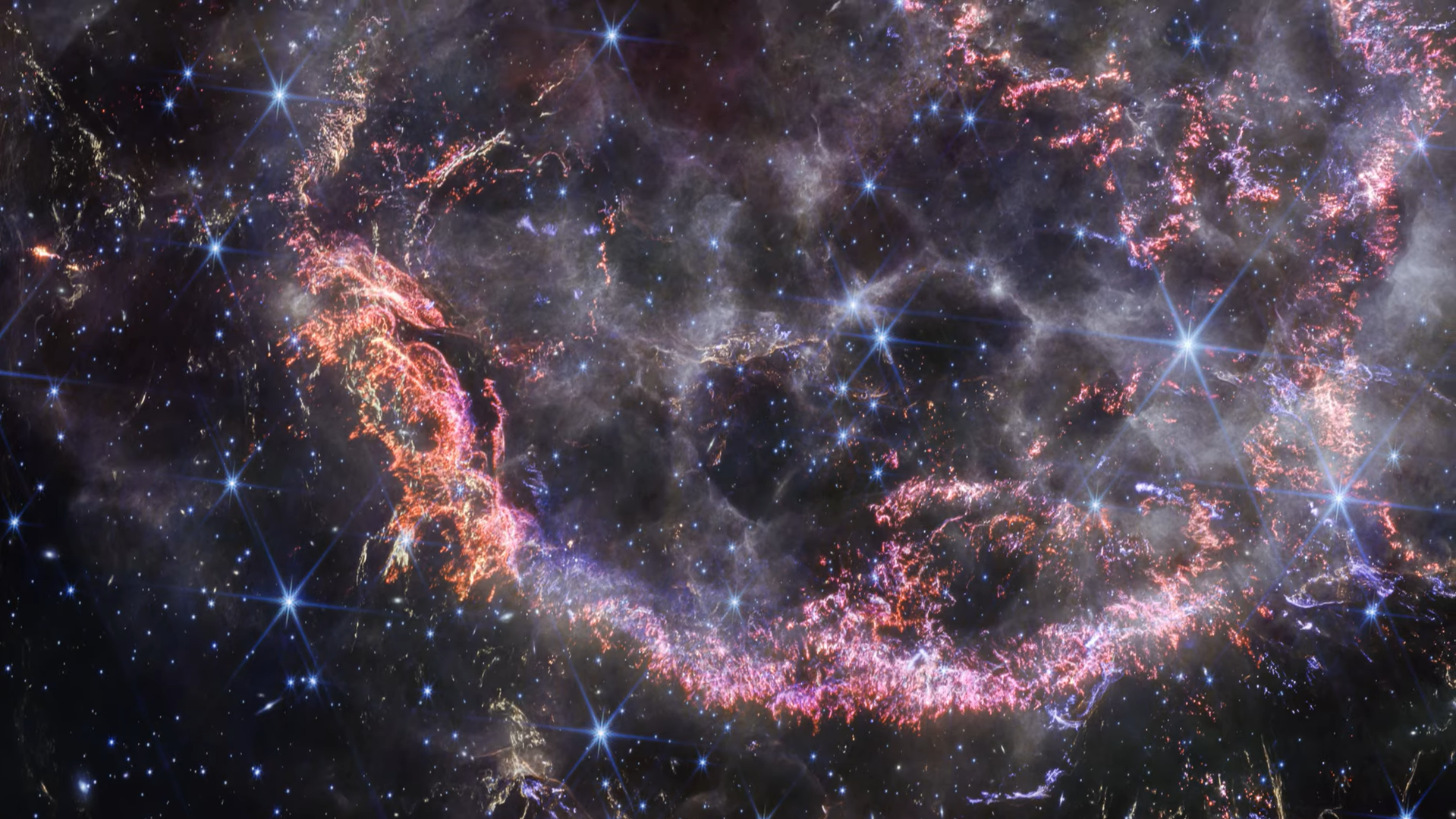 С помощью «Уэбба» учёные изучили оставшиеся от взорвавшейся звезды сгустки газа