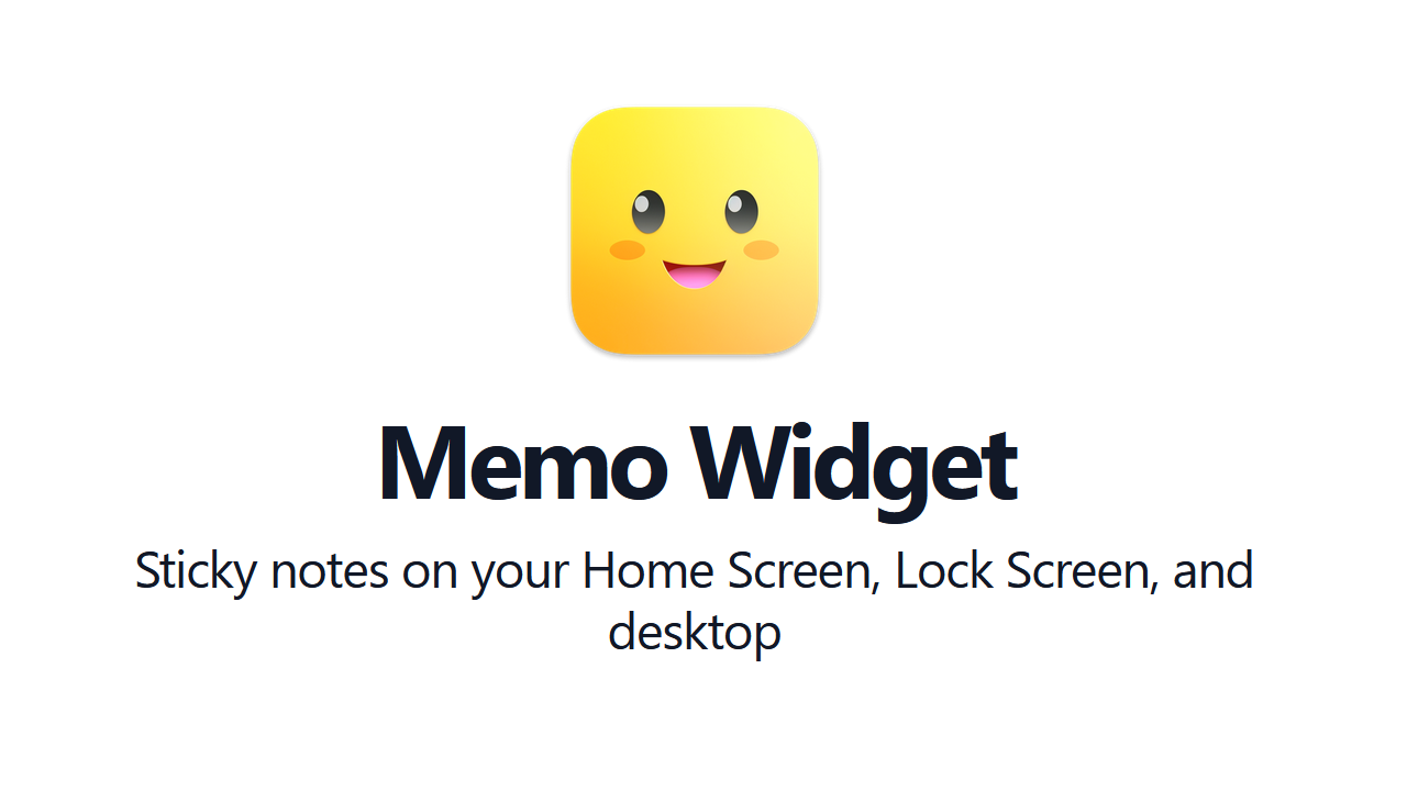 Memo Widget – виртуальные заметки для Mac, iPad и iPhone