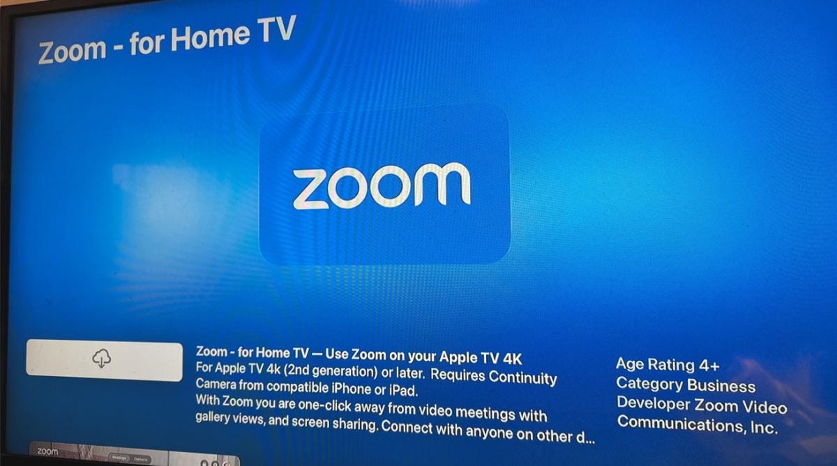 Приложение для видеоконференций Zoom стало доступно на Apple TV