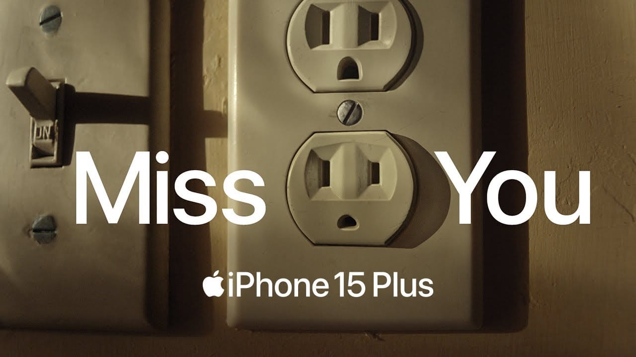 Apple выпустила рекламу iPhone 15 Plus, подчеркивающую длительное время работы устройства от аккумулятора