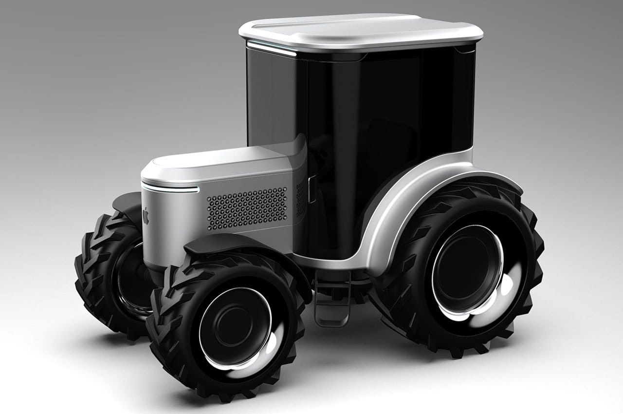 Этот абсурдный концепт Apple Tractor предвещает будущее сельского хозяйства