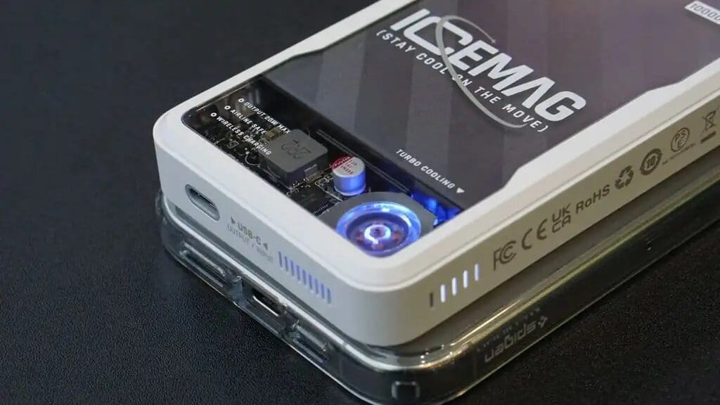 Первый в мире внешний аккумулятор для iPhone со встроенным вентилятором был представлен на CES 2024