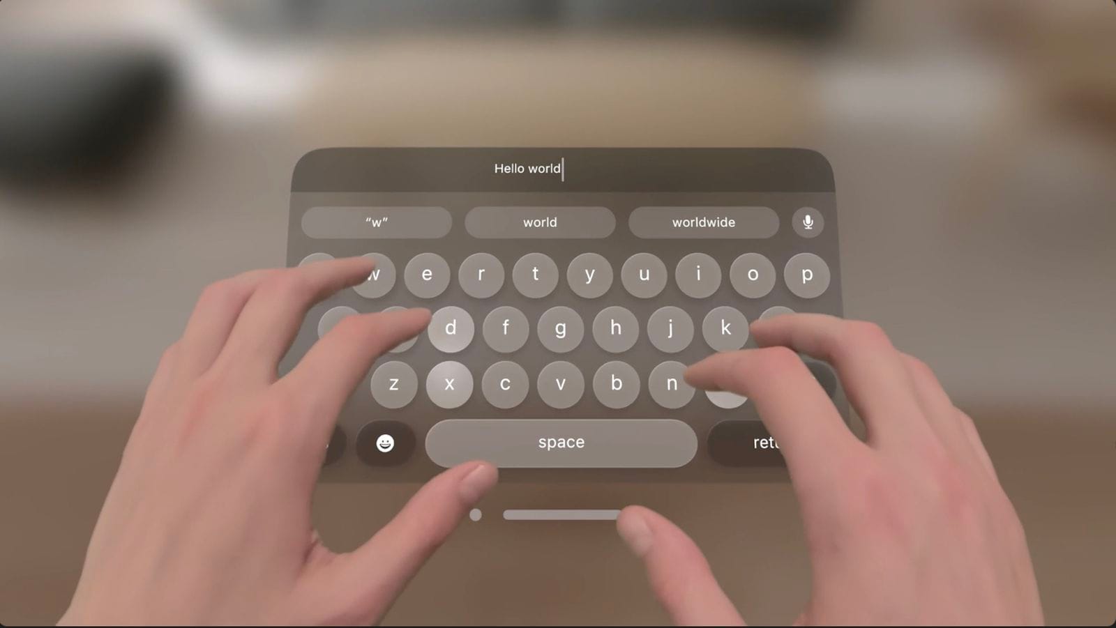 Гурман: Виртуальная клавиатура в Apple Vision Pro «полный отстой»