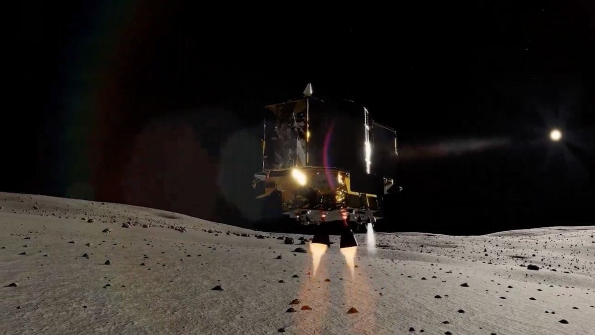 Японский модуль совершил посадку на Луне